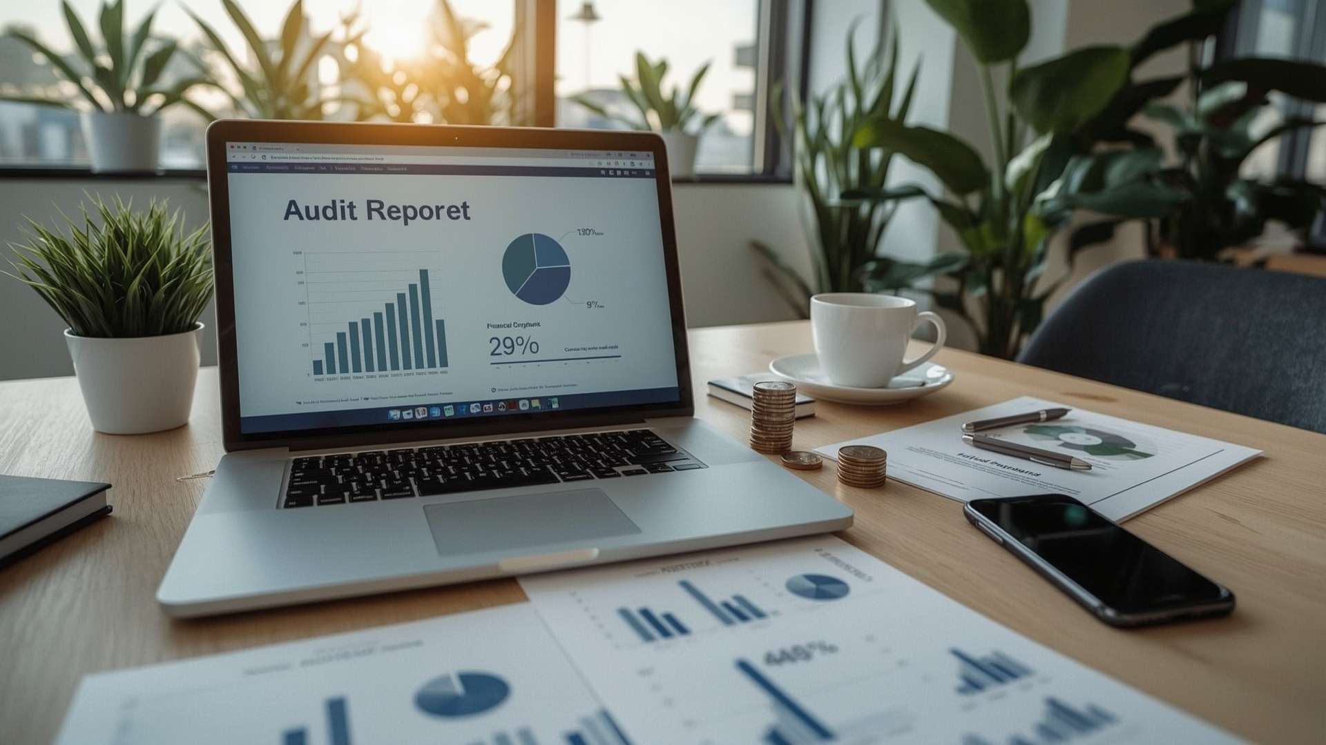 Servicios de auditoría financiera profesional